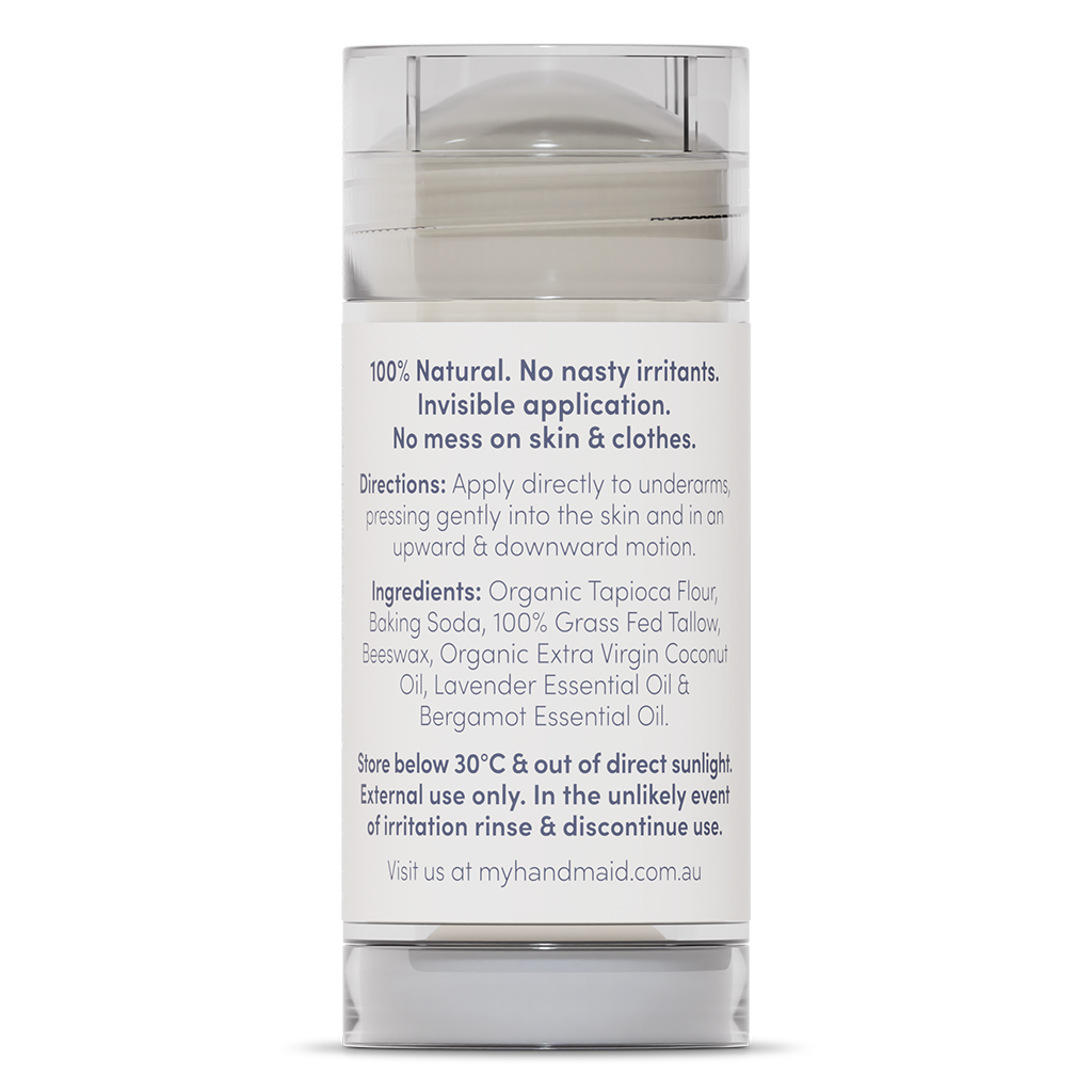 natural deodorant lavender & bergamot