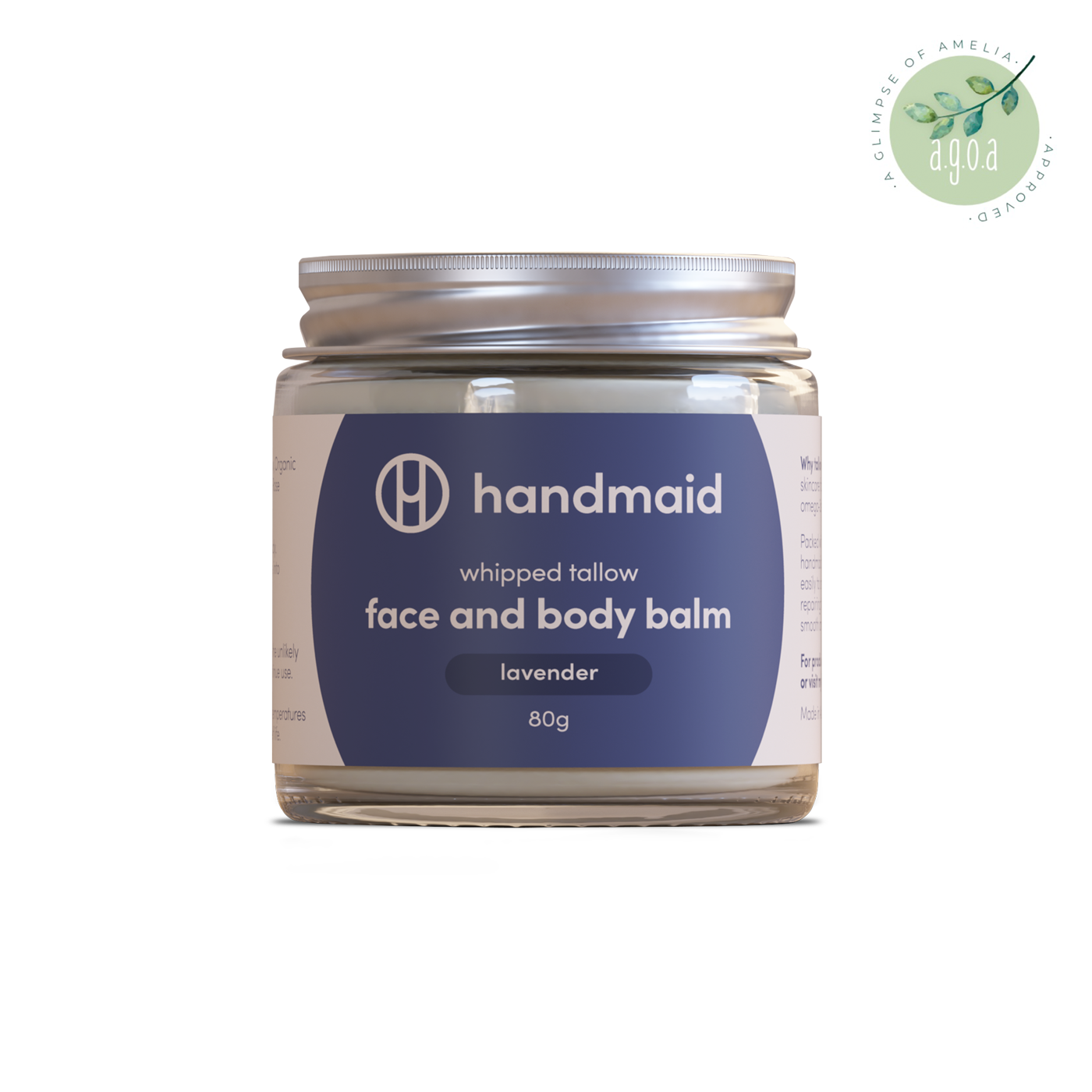 whipped tallow face and body balm lavender