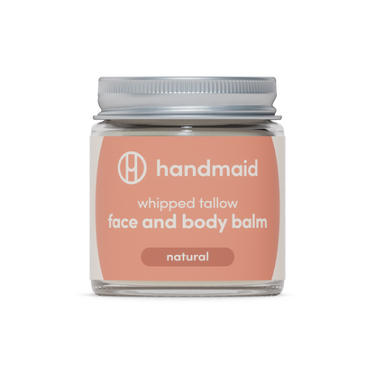whipped tallow face and body balm natural 20g